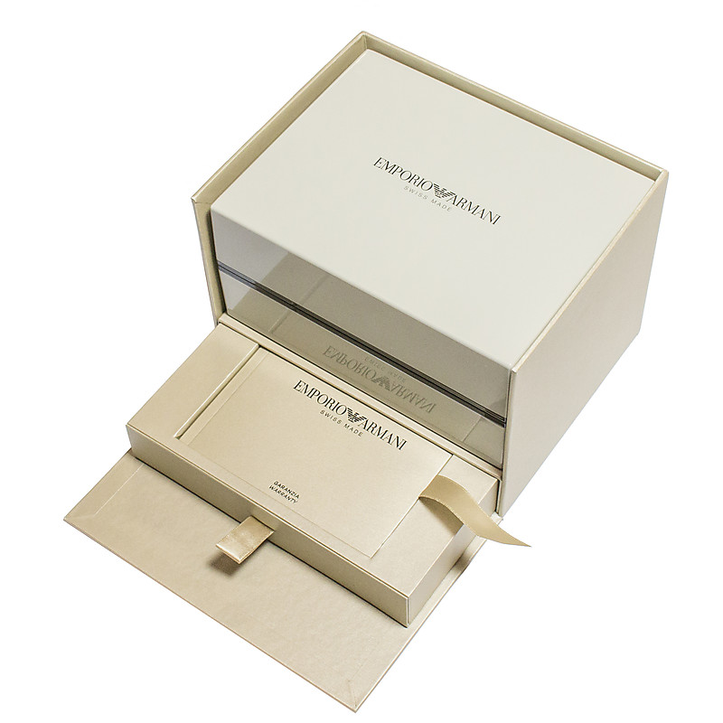 Emballage chronographes Emporio Armani Swiss ARS4003