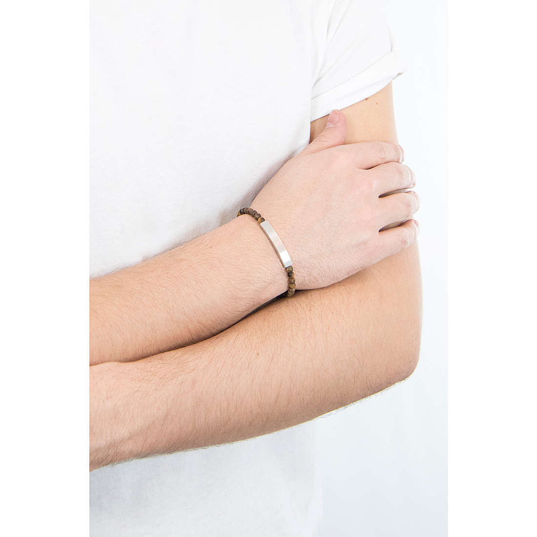 Fossil bracelets Vintage Casual homme JF03176040 photo wearing