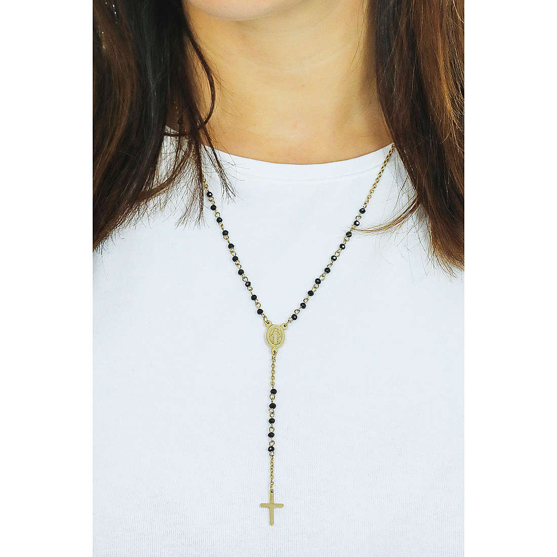 Luca Barra colliers Rosary femme LBCK1338 Je porte