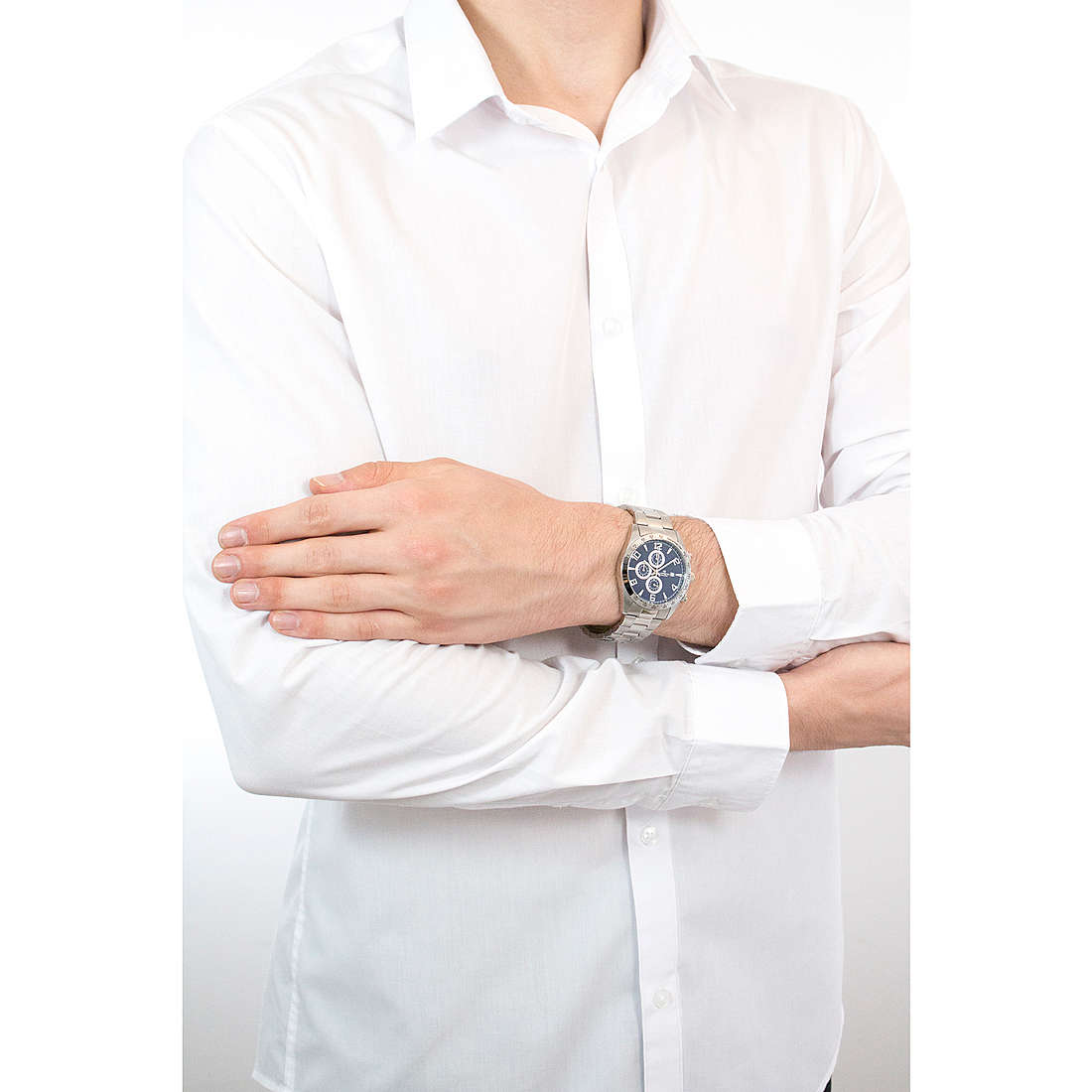 Lorenz chronographes Easy Time homme 030043BB photo wearing
