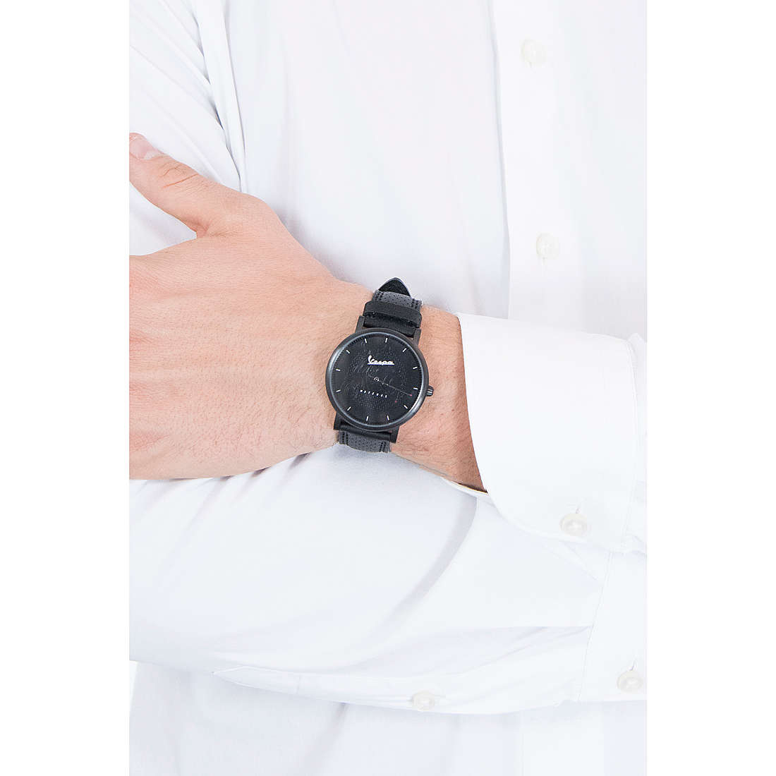 Vespa Watches seul le temps Classy homme VA-CL01-BK-23BK-CP Je porte