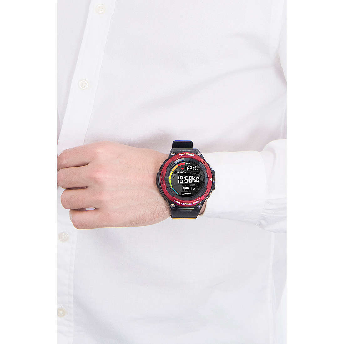 Casio Smartwatches PRO-TREK homme WSD-F21HR-RDBGE Je porte