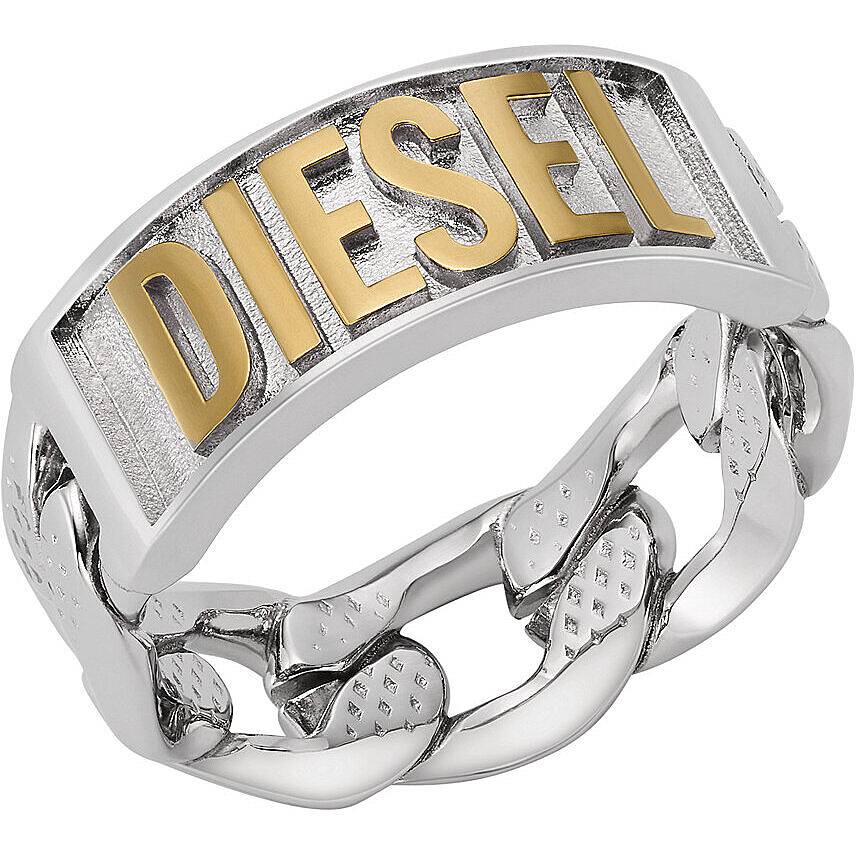 bague homme bijoux Diesel Steel DX1420931508