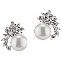 boucles d'oreille bijou Argent 925 femme bijou Perles, Zircons J6287