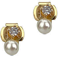 boucles d'oreille bijou Argent 925 femme bijou Perles, Zircons OR778D