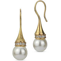 boucles d'oreille bijou Argent 925 femme bijou Perles, Zircons OR786D