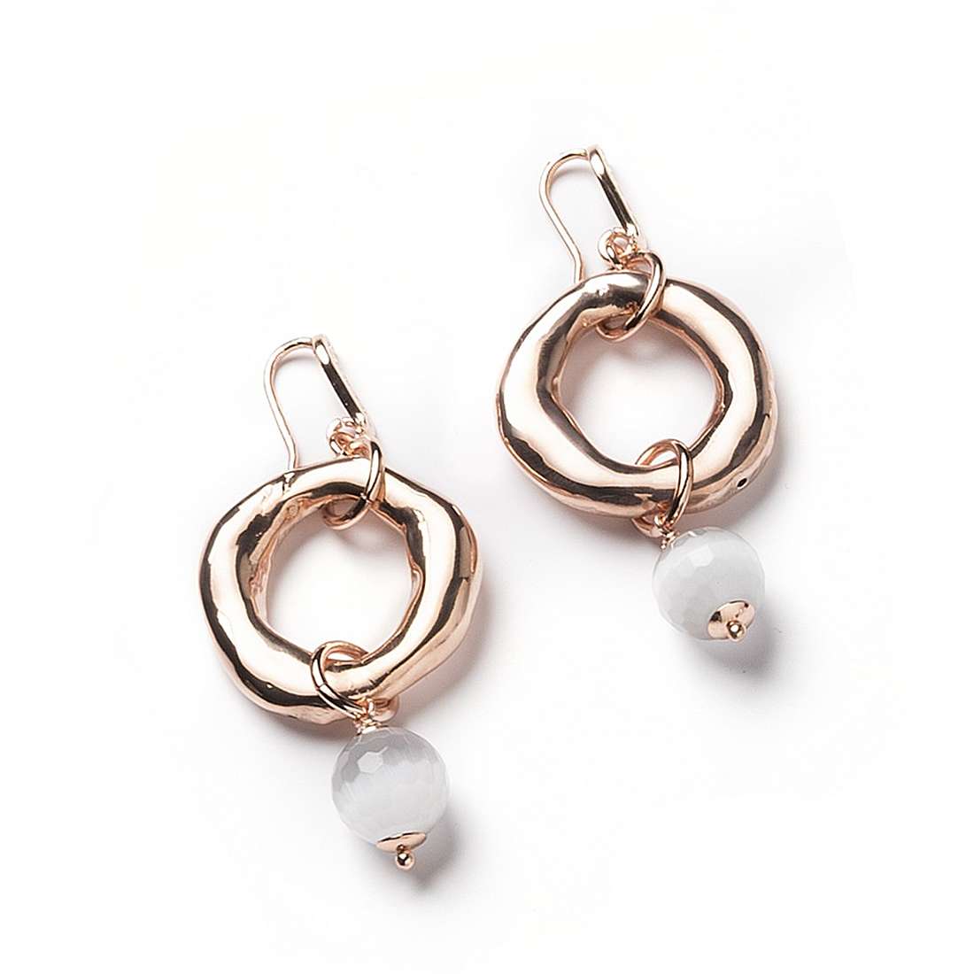boucles d'oreille bijou Bijoux fantaisie femme bijou Perles, Semi-précieuse J4805