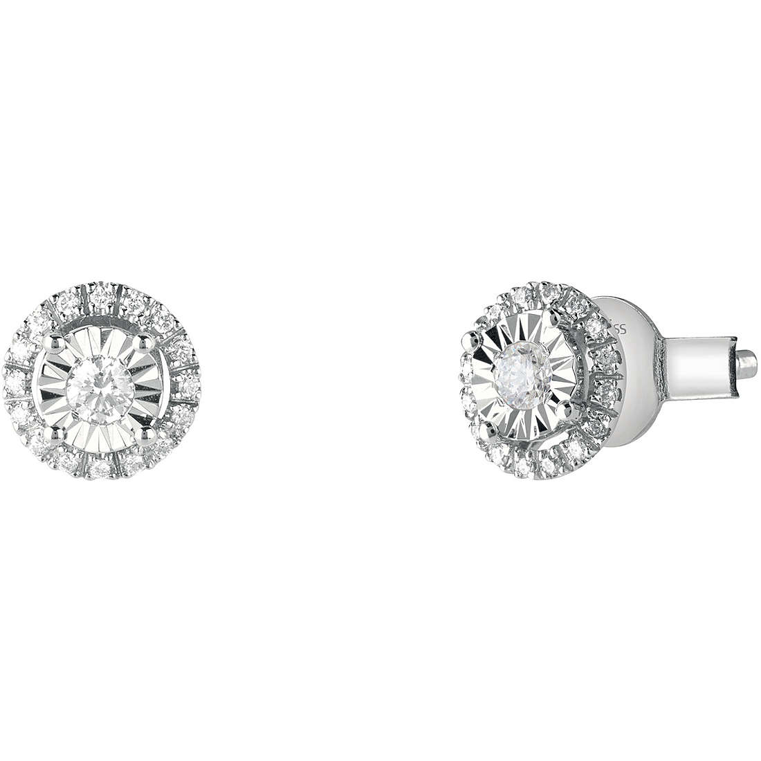 boucles d'oreille bijou Or femme bijou Diamant 20085621
