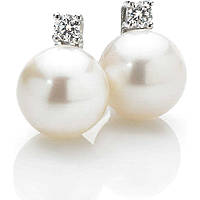 boucles d'oreille bijou Or femme bijou Diamant, Perles ORP 561