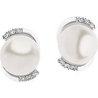 boucles d'oreille bijou Or femme bijou Diamant, Perles ORP 679