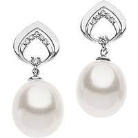 boucles d'oreille bijou Or femme bijou Diamant, Perles ORP 681