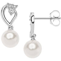 boucles d'oreille bijou Or femme bijou Diamant, Perles ORP 743