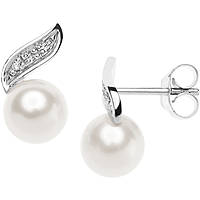boucles d'oreille bijou Or femme bijou Diamant, Perles ORP 744