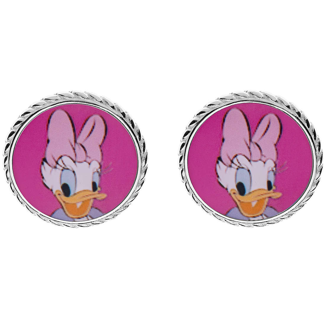 boucles d'oreille enfant bijoux Disney Donald Duck And Daisy ES00029SL.CS