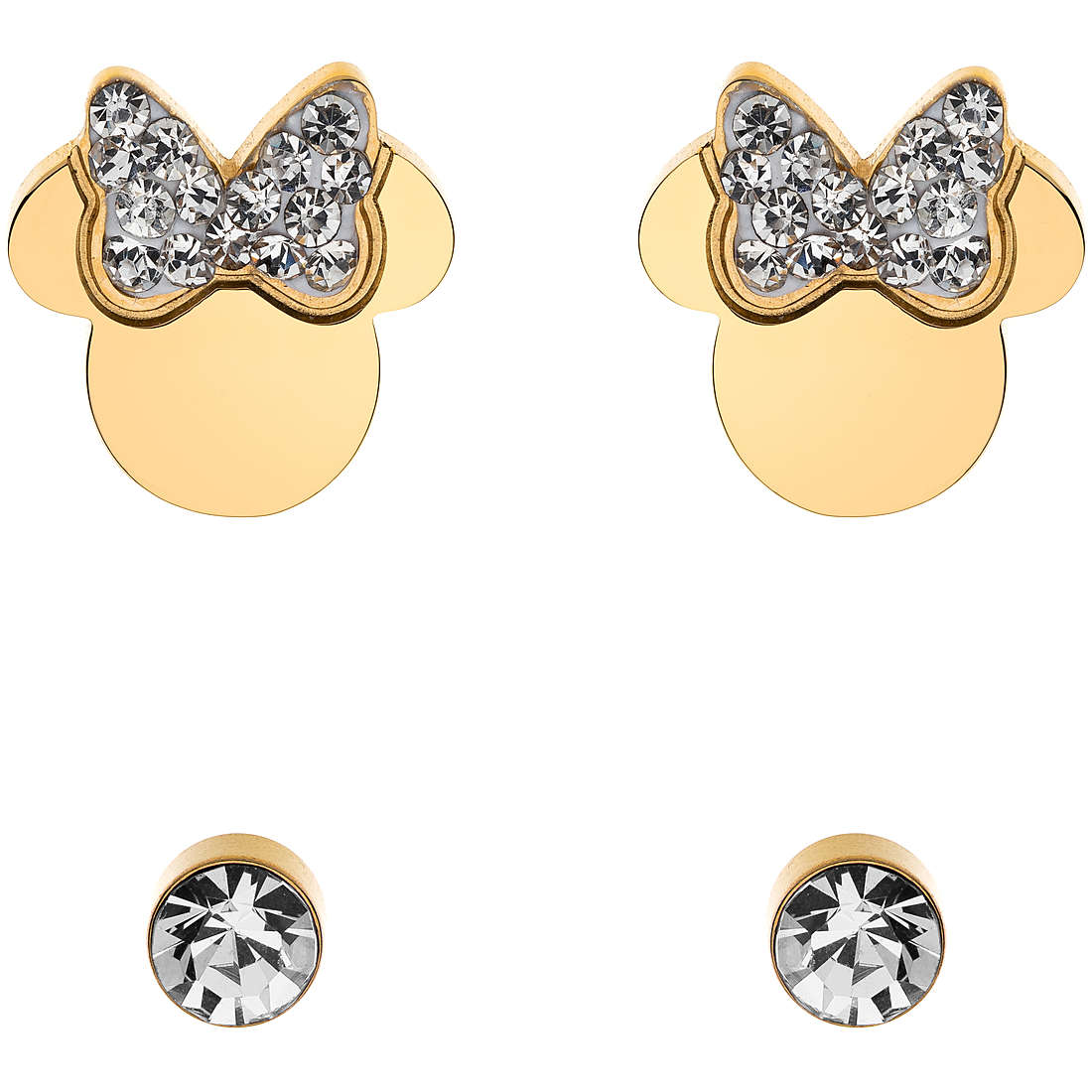 boucles d'oreille enfant bijoux Disney Mickey and Minnie S600149YRWL-B.CS