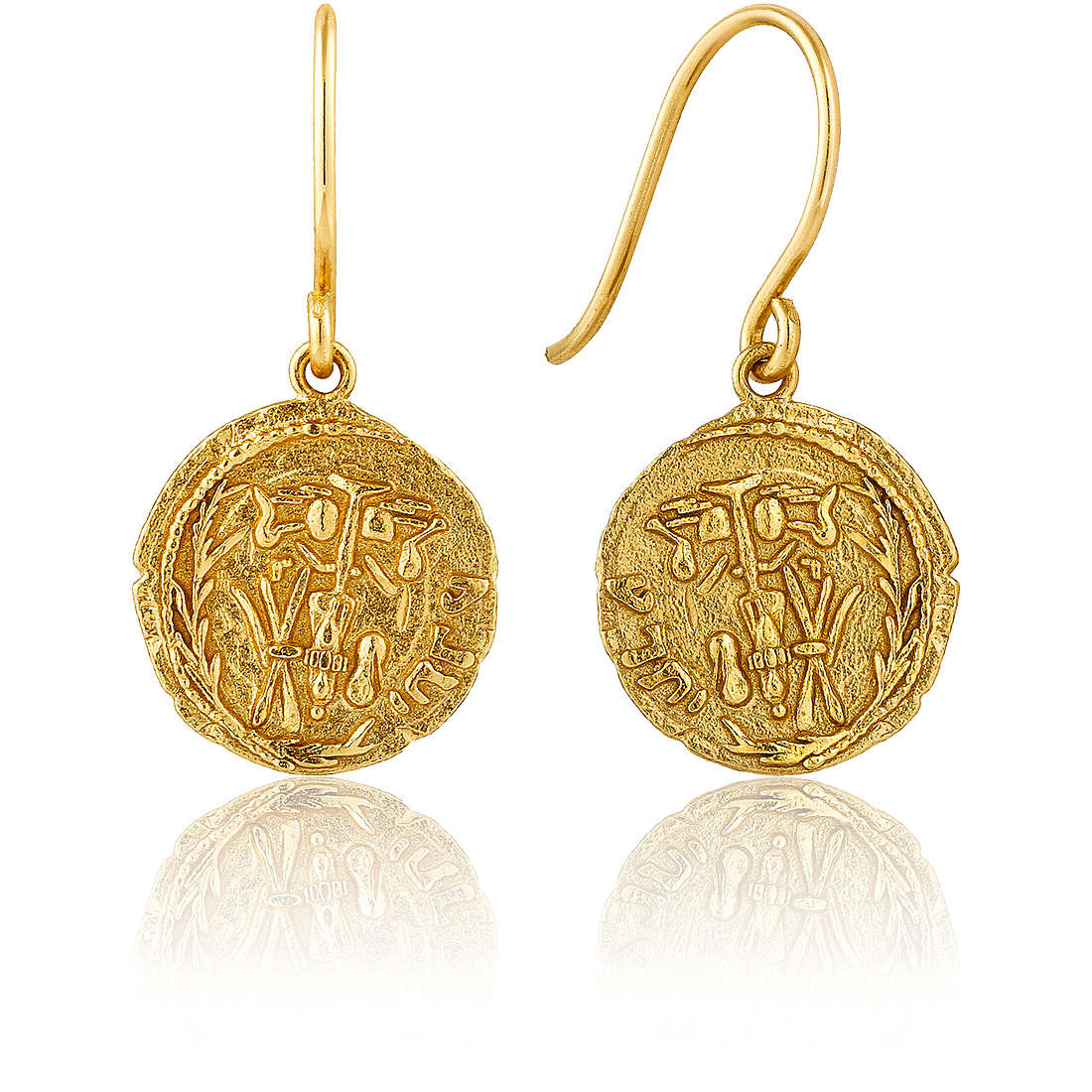 boucles d'oreille femme bijoux Ania Haie Coins E009-05G