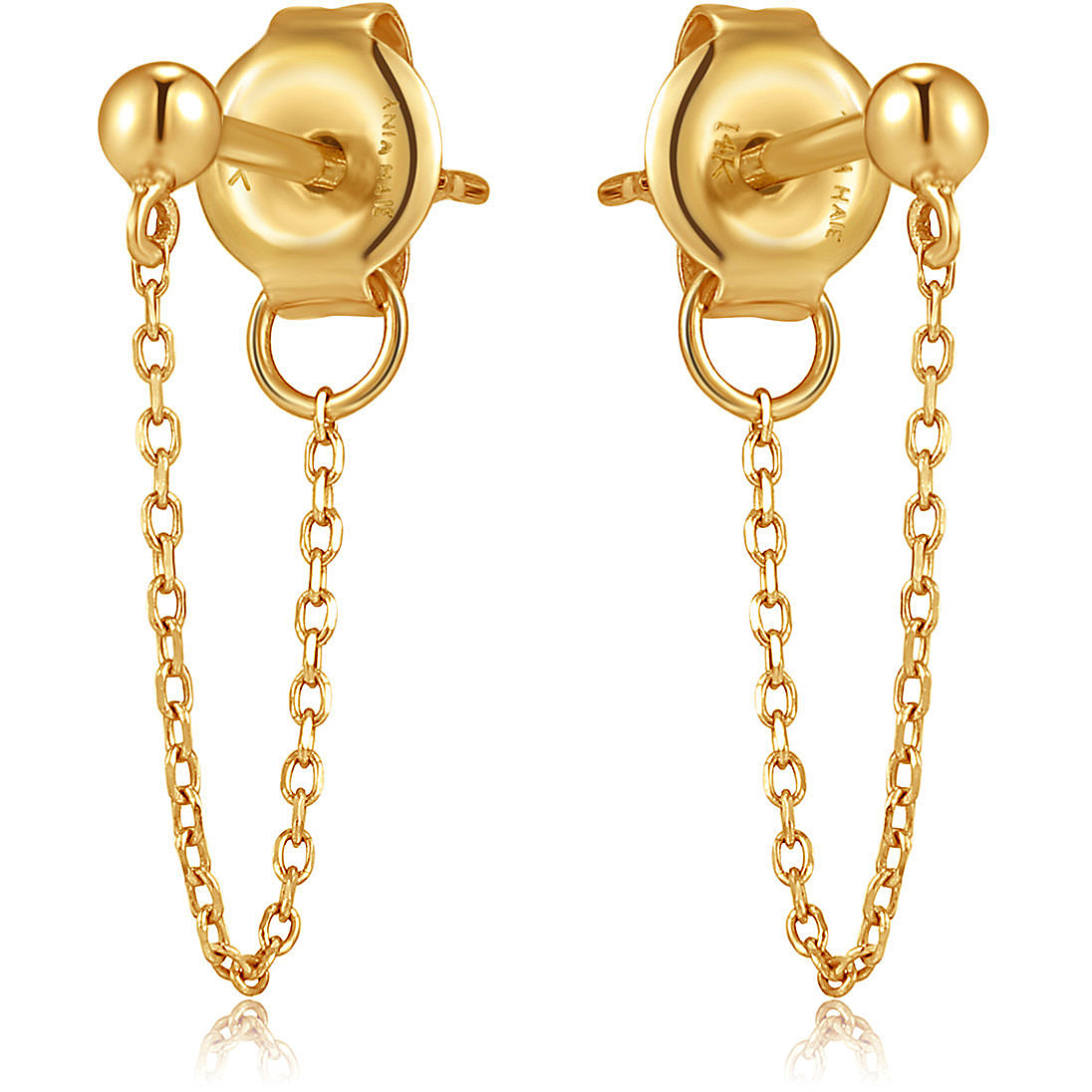 boucles d'oreille femme bijoux Ania Haie Gold Collection EAU001-03YG