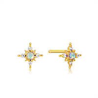 boucles d'oreille femme bijoux Ania Haie Gold Collection EAU001-09YG