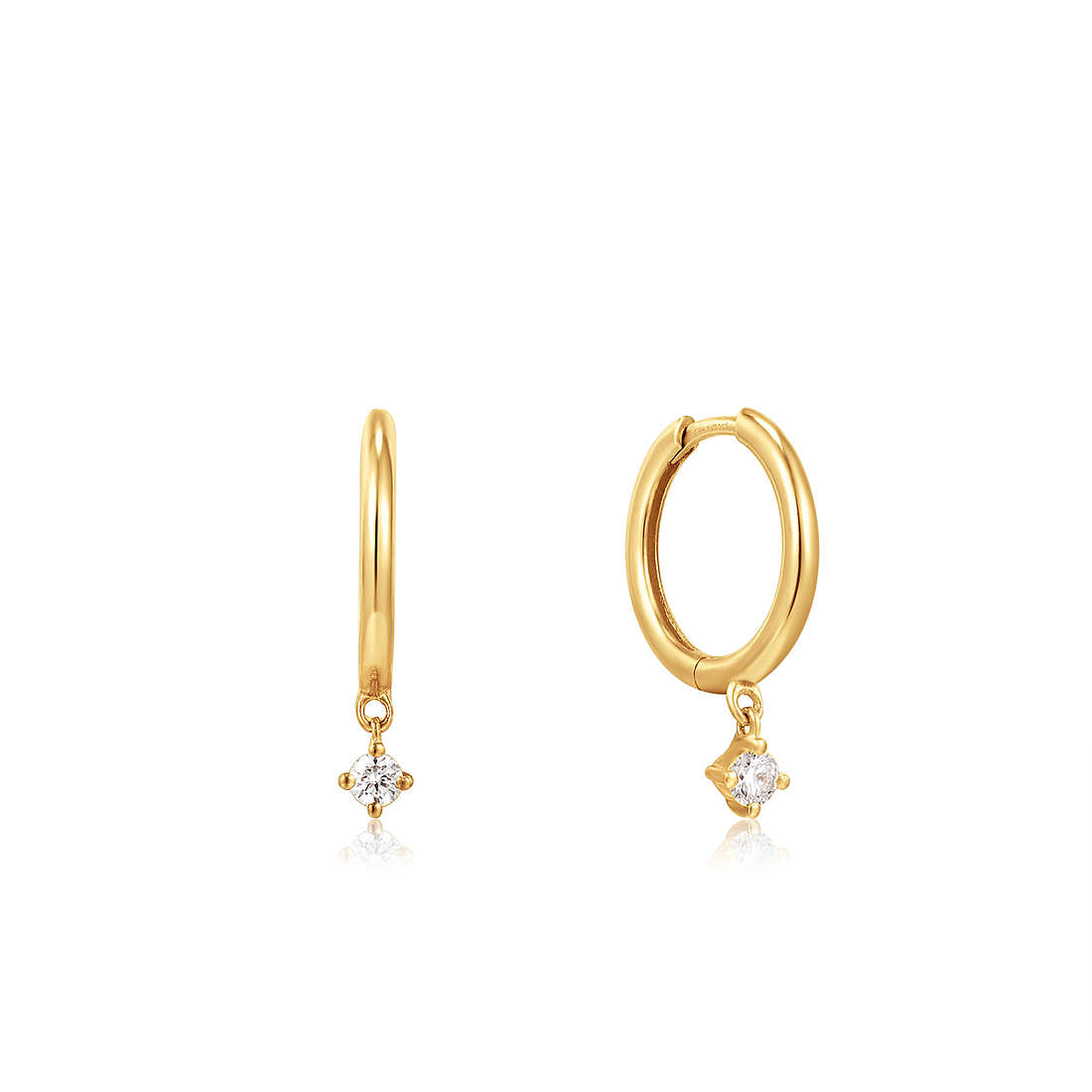 boucles d'oreille femme bijoux Ania Haie Gold Collection EAU001-15YG