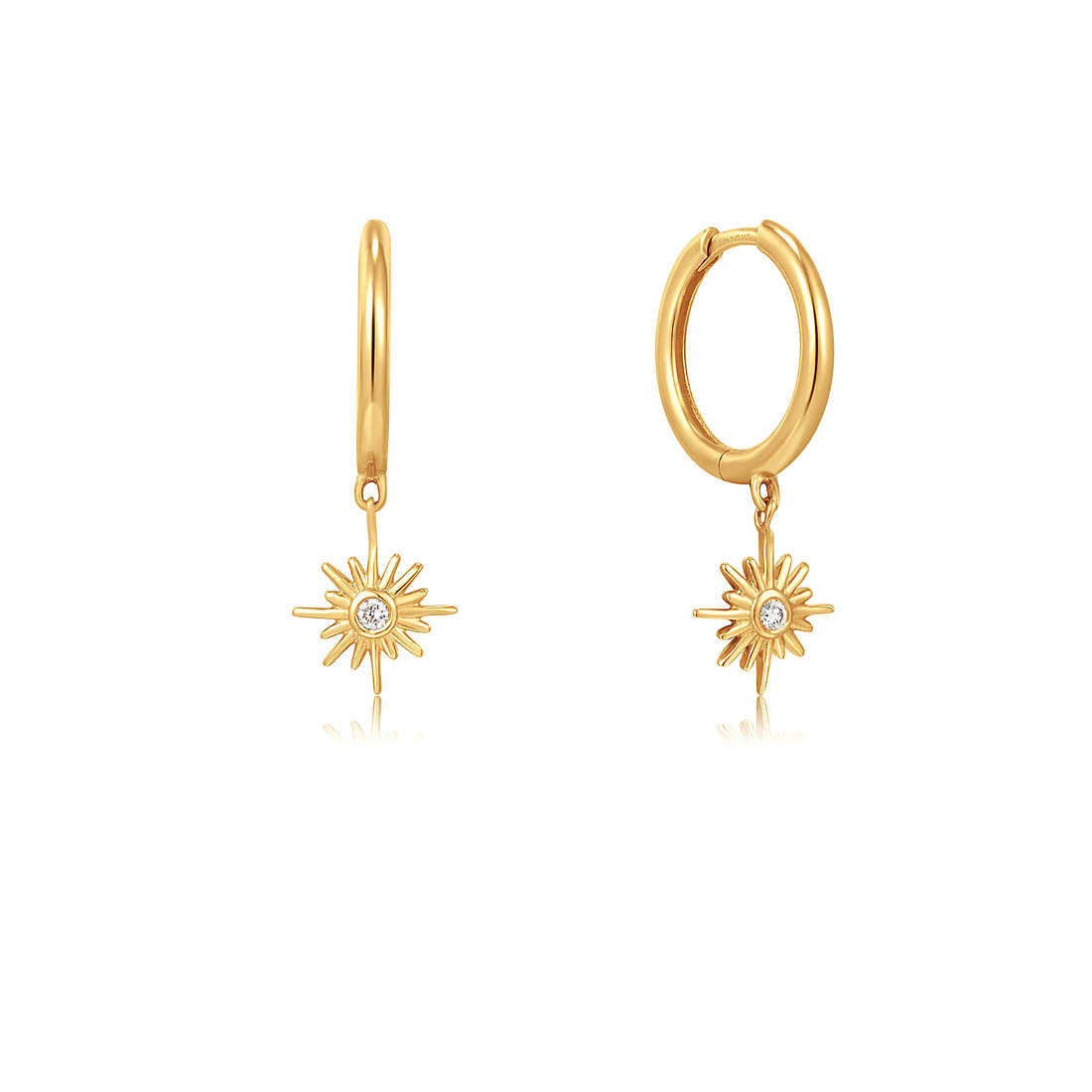 boucles d'oreille femme bijoux Ania Haie Gold Collection EAU001-18YG