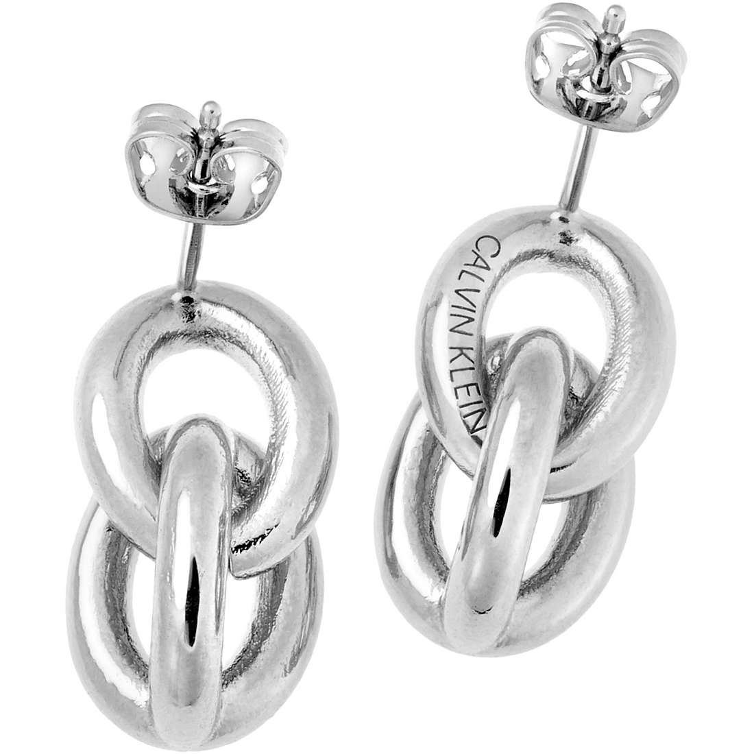 boucles d'oreille femme bijoux Calvin Klein Statement KJALME000100