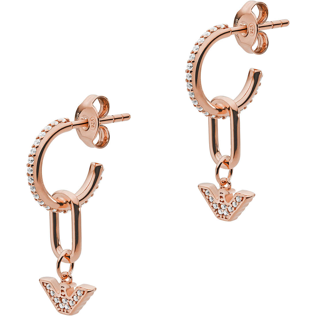 boucles d'oreille femme bijoux Emporio Armani EG3461221