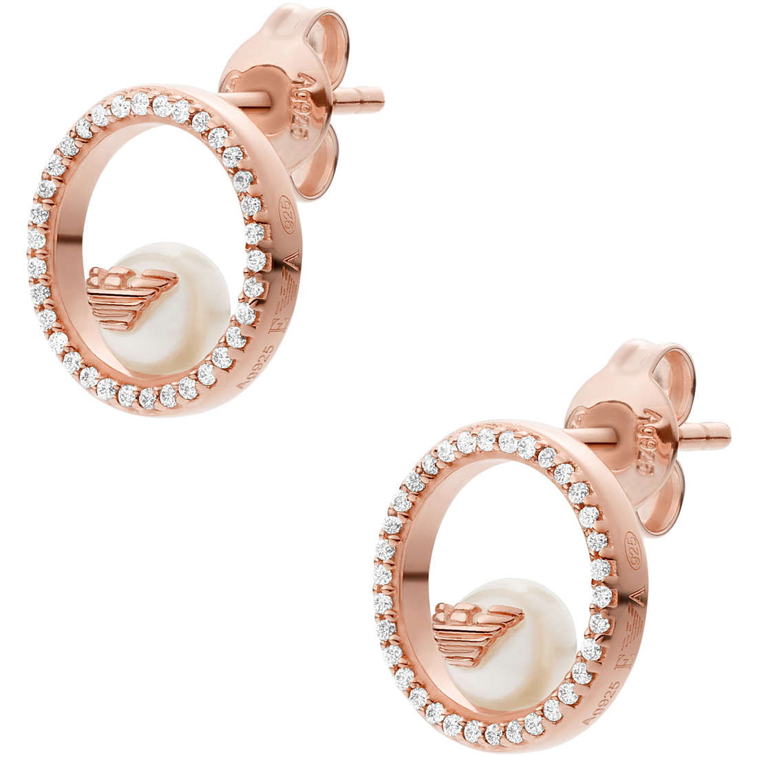 boucles d'oreille femme bijoux Emporio Armani Sentimental EG3523221