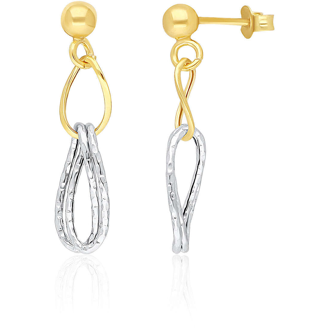 boucles d'oreille femme bijoux GioiaPura Oro 375 GP9-S171055