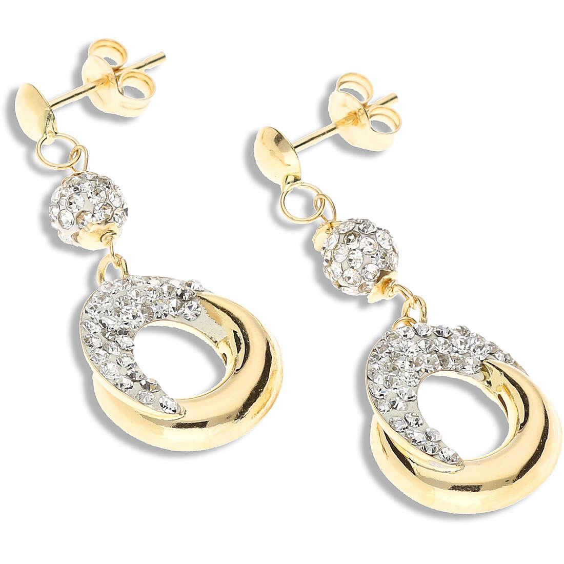 boucles d'oreille femme bijoux GioiaPura Oro 750 GP-S170478