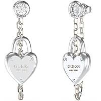 boucles d'oreille femme bijoux Guess All you need is love JUBE04212JWRHT/U