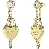 boucles d'oreille femme bijoux Guess All you need is love JUBE04212JWYGT/U