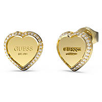boucles d'oreille femme bijoux Guess Fine Heart JUBE01427JWYGT/U