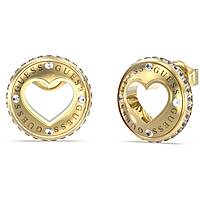 boucles d'oreille femme bijoux Guess Rolling Hearts JUBE03341JWYG