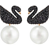 boucles d'oreille femme bijoux Swarovski Iconic Swan 5193949