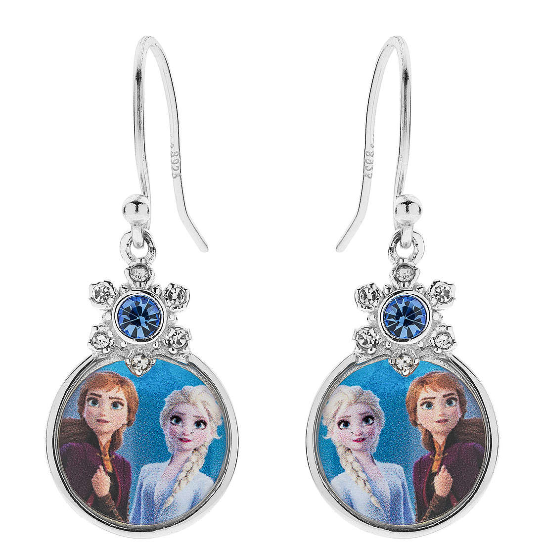 boucles d'oreille pendentifs pour fillettes Disney Frozen Argent 925 ES00018SRML.CS