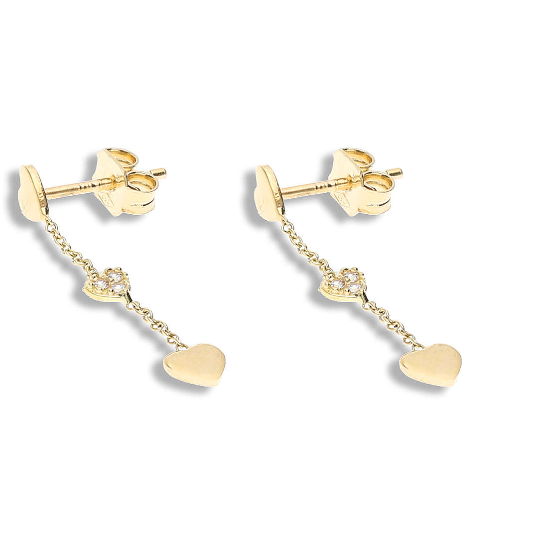 boucles d'oreille pendentifs pour fillettes GioiaPura Oro 750 Or 18 kt GP-S150530