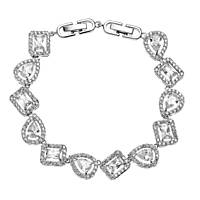 bracelet Acier femme bijou Zircons 500692B