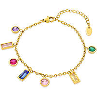 bracelet Acier femme bijou Zircons AC-B054G