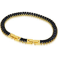 bracelet Acier femme bijou Zircons AC-B068BK