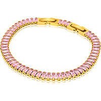 bracelet Acier femme bijou Zircons AC-B068RS