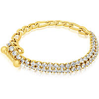bracelet Acier femme bijou Zircons AC-B261GB