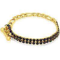 bracelet Acier femme bijou Zircons AC-B261GN