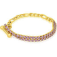 bracelet Acier femme bijou Zircons AC-B261GR