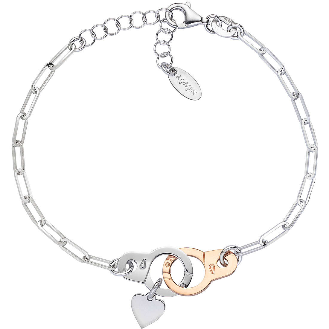 bracelet Avec Charms femme Argent 925 bijou Amen Amore BRLEBR