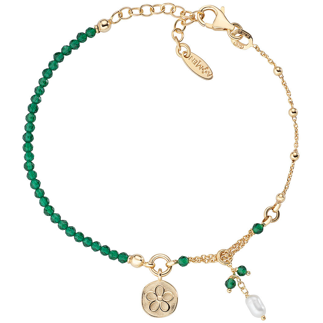 bracelet Avec Charms femme Argent 925 bijou Amen Rainbow BRZIQUGVE3