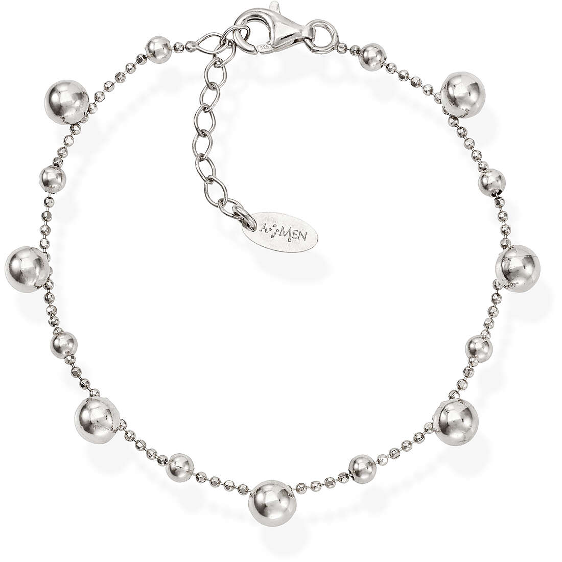 bracelet Avec Charms femme Argent 925 bijou Amen Romance BRPAMB3