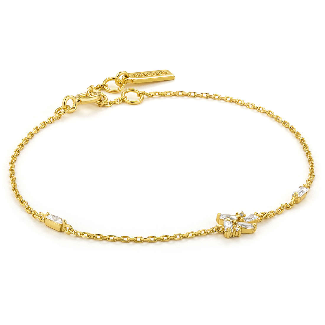 bracelet Avec Charms femme Argent 925 bijou Ania Haie Glow Getter B018-02G