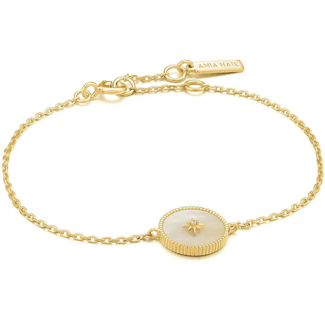 bracelet Avec Charms femme Argent 925 bijou Ania Haie Hidden Gem B022-02G