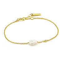 bracelet Avec Charms femme Argent 925 bijou Ania Haie Pearl Of Wisdom B019-01G
