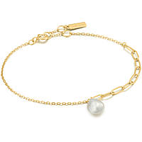 bracelet Avec Charms femme Argent 925 bijou Ania Haie Pearl Of Wisdom B019-02G